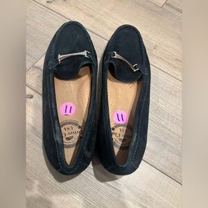 Midnight blue loafers